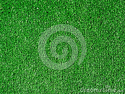 Flat lay artificial grass made of green synthetic fibers. Top view evergreen lawn background Stock Photo