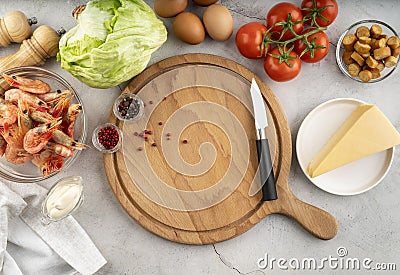 flat lay assortment tasty food ingredients. High quality photo Stock Photo