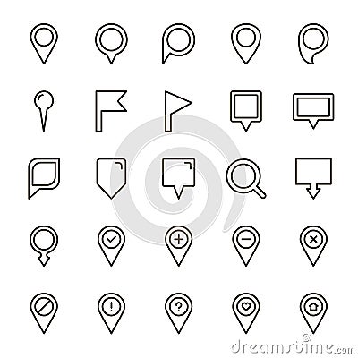 Flat line icon Vector Illustration