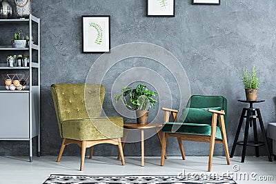 Flat with modern furniture Stock Photo