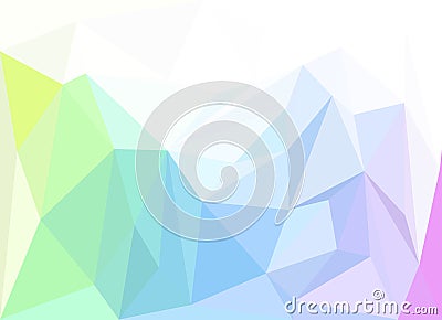 Flat Multi colorful polygon template background vector texture Stock Photo