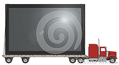 Flat Screen TV Stock Photo