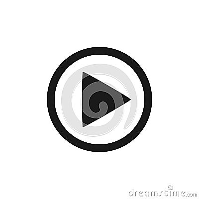 Play button isolated - PNG Cartoon Illustration