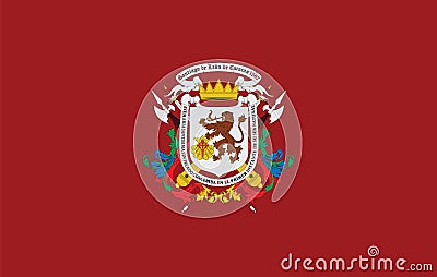 Flag of Caracas Capital District Vector Illustration