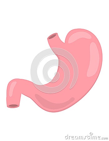 Flat vector stomach icon Vector Illustration