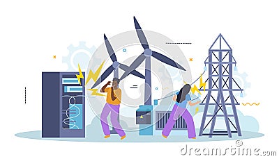 Workplace Safety Composition Vector Illustration