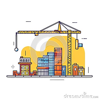 a flaticon of a construction site3 Stock Photo