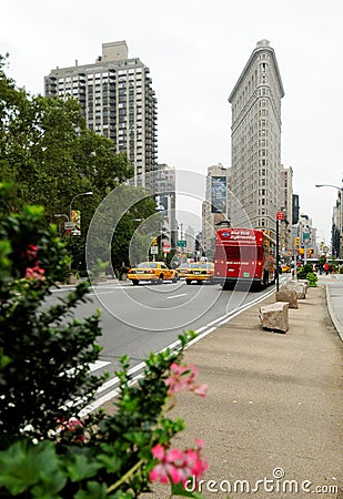 Flatiron and cars Editorial Stock Photo