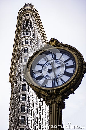 Flatiron one of the first skyscraper Editorial Stock Photo