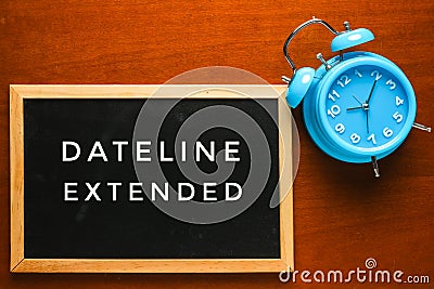 Dateline Extended Stock Photo