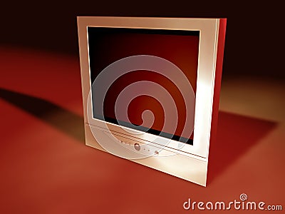Flatscreen TV 3 Stock Photo