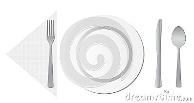 Flatware Vector Illustration