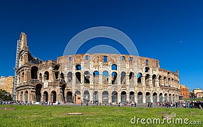Flavian Amphitheatre (Colosseum) in Rome, Italy Editorial Stock Photo