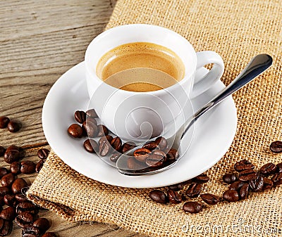 Flavor of coffee Stock Photo