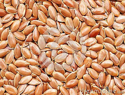 Flax seeds Stock Photo