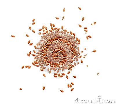 Flax seeds Stock Photo