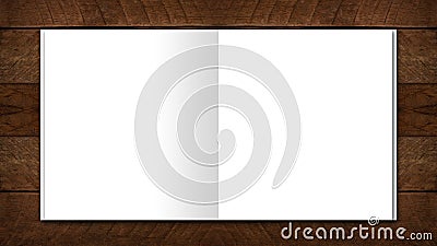 Flay lay space on the desk Area space enter text. mockup coffee cups, Pen note paper Placed on a White table wood top view desk Stock Photo