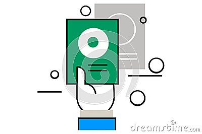 Flayers Isolated Vector which can be easily modified or edit Vector Illustration