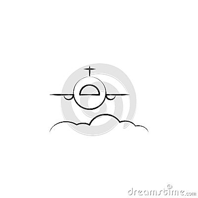 flaying icon. Element of anti aging icon for mobile concept and web apps. Doodle style flaying icon can be used for web and mobile Stock Photo