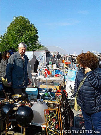 Flea markets Editorial Stock Photo