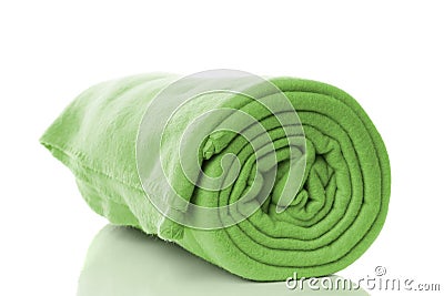 Fleece blanket Stock Photo