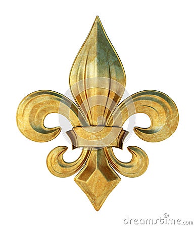 Fleur de lis Stock Photo