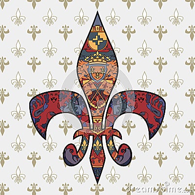 Fleur de lis Vector Illustration