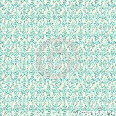 Fleur-de-lis blue repeat seamless pattern Stock Photo