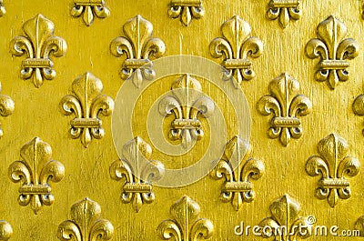 Fleur de Lis pattern Stock Photo