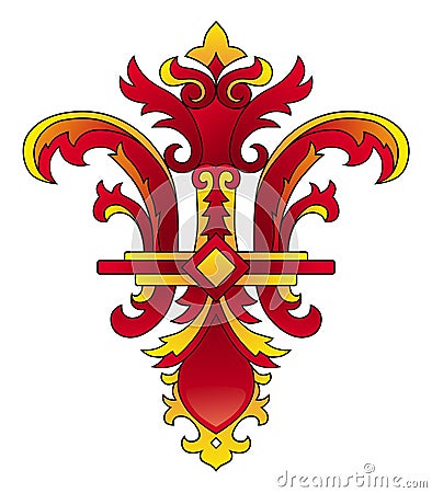 Fleur-de-lis vector Vector Illustration