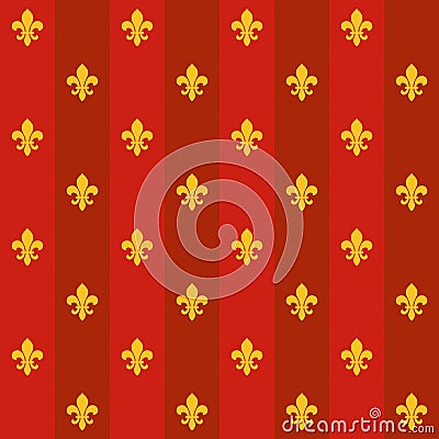 Fleur de lys tile Stock Photo