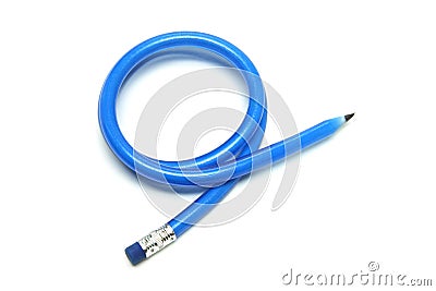 Flexible Pencil Stock Photo