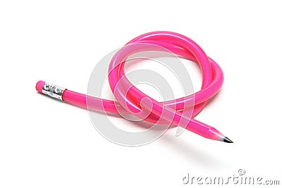 Flexible Pencil Stock Photo