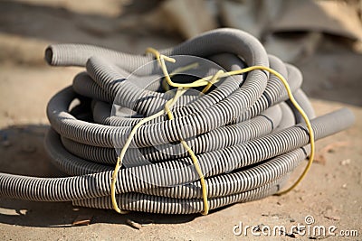 Flexible pipe Stock Photo