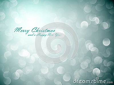 Flickering Lights | Christmas Background Vector Illustration