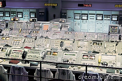 Flight Control Center NASA Editorial Stock Photo