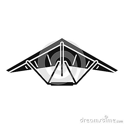 Flight hang glider icon simple vector. Air para Vector Illustration