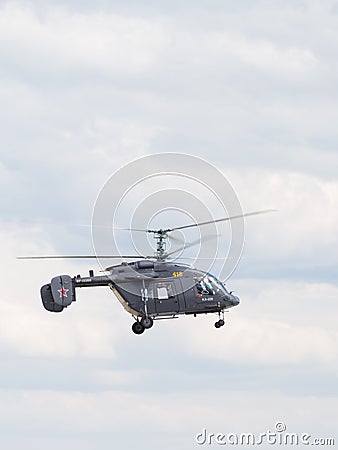 Flight Ka-226 helicopter Editorial Stock Photo