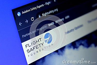 The Flight Safety Foundation Editorial Stock Photo