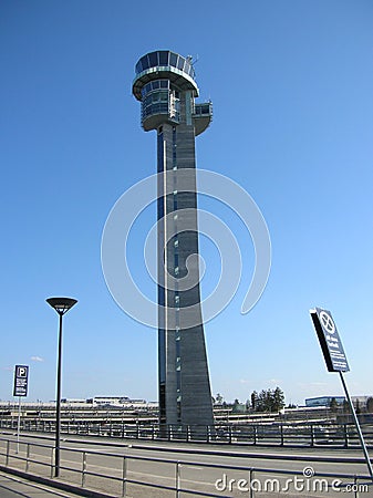 Flights control tower Stock Photo