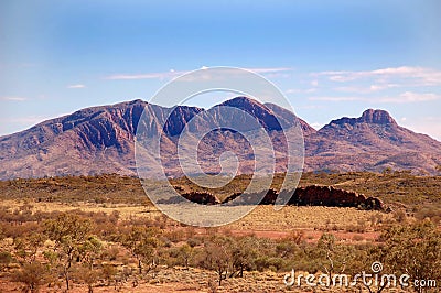 Flinders Ranges mountains in Australia Stock Photo