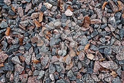 Flintstone pebbles structure of red stone for background Stock Photo