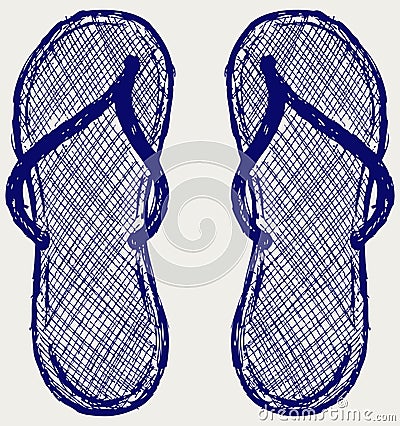 Flip flop Vector Illustration