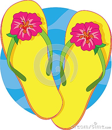 Flip Flops Vector Illustration