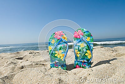 Flip flops Stock Photo