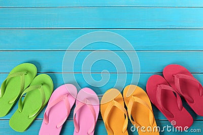 Flip flops Stock Photo