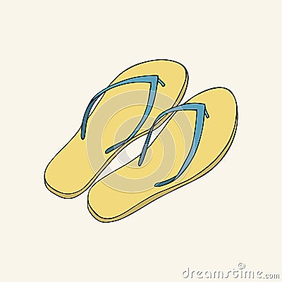 Flip flops Vector Illustration