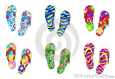 Flip flops Stock Photo