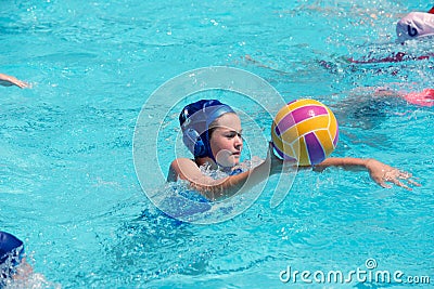 Flipper Ball player Stock Photo