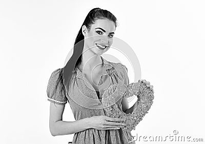 Flirt, present, style, Valentines day, Womans day concept. Stock Photo